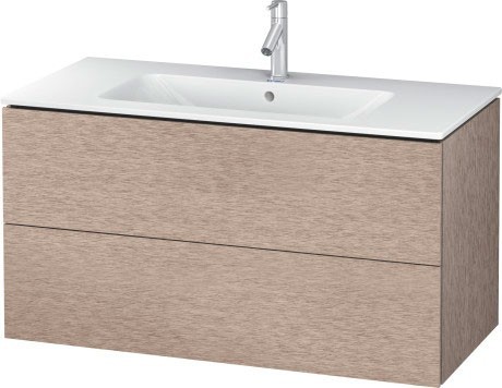Duravit тумба подвесная под раковину, l-cube, lc69421111 цвет: дуб кашемировый
