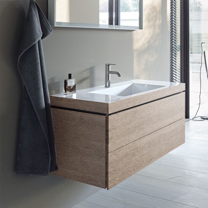 Duravit тумба подвесная под раковину, l-cube, lc69421111 цвет: дуб кашемировый