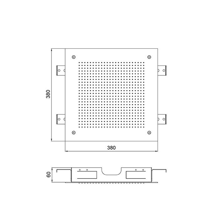 Almar верхний душ, velvet, e044279.hb цвет: сталь