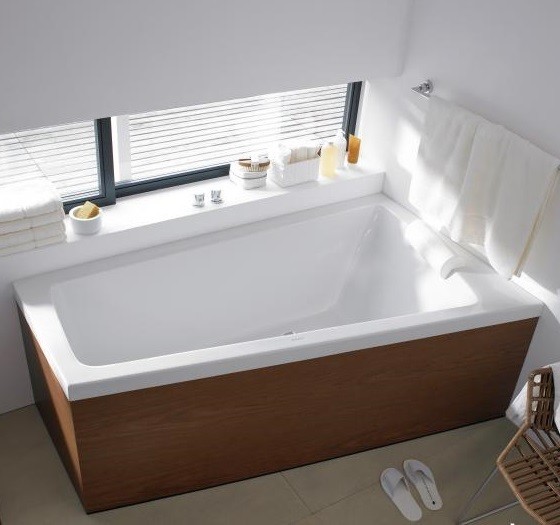 Duravit акриловая ванна 1800 х 1400 c наклоном для спины справа, paiova, 700217000000000 цвет: белый