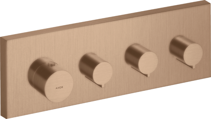 AXOR термостат для душа, ShowerSolutions, шлифованное красное золото арт. 10751310