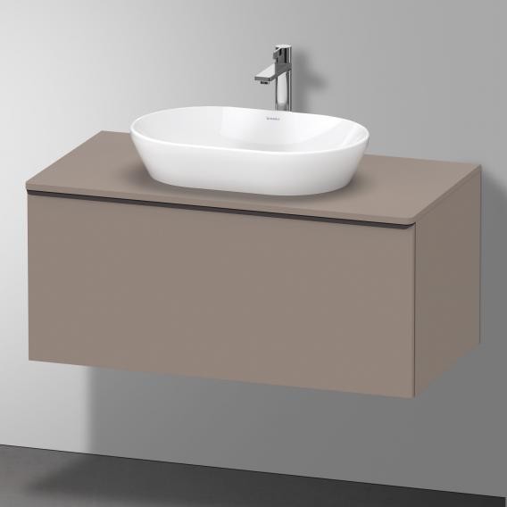Duravit тумба подвесная под раковину 1000 мм х 550 мм и консолью, d-neo, de494804343 цвет: базальт матовый
