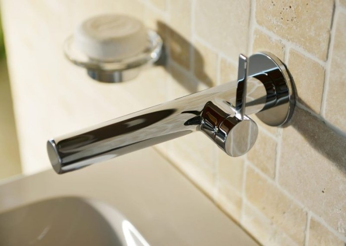 Keuco смеситель встраиваемый для раковины излив 187 мм, ixmo, хром арт. 59516 010101