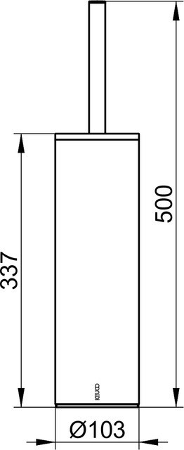Keuco хрустальная матовая колба от туалетного гарнитура, edition atelier, арт. 16064 009000