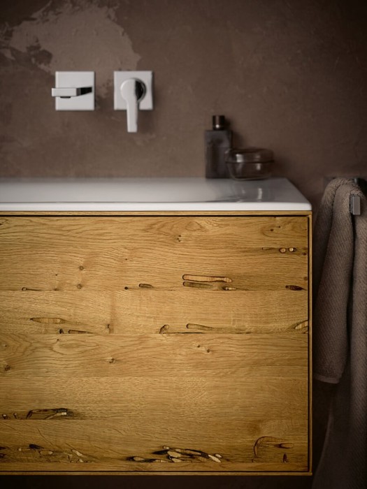 Keuco раковина встраиваемая без отверстия под смеситель, edition lignatur, белый арт. 33340 310700