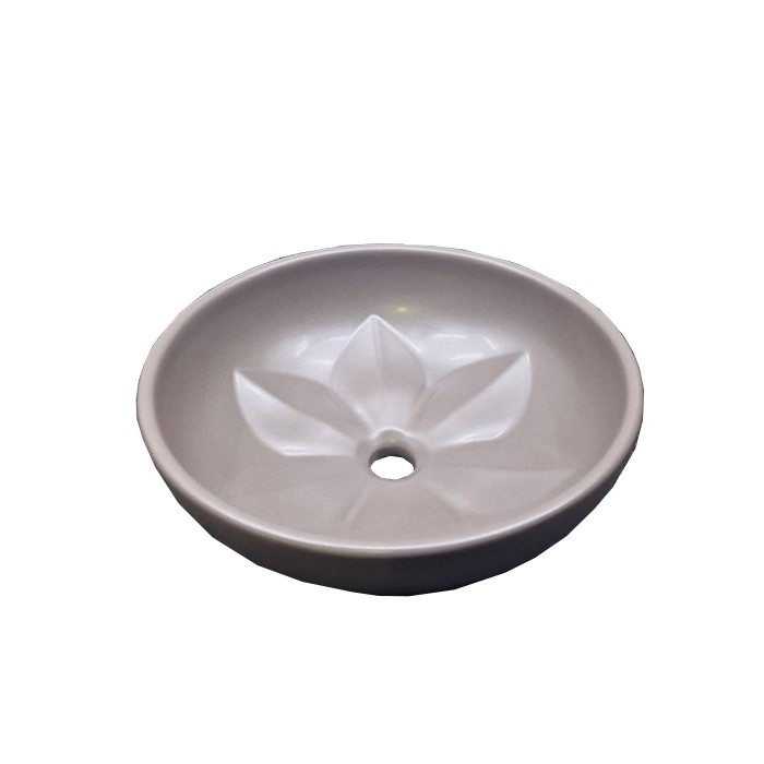 AZZURRA раковина накладная, 45хh:16см, без отв., Fleur, LALA045160F0TO*0 цвет: Tortora