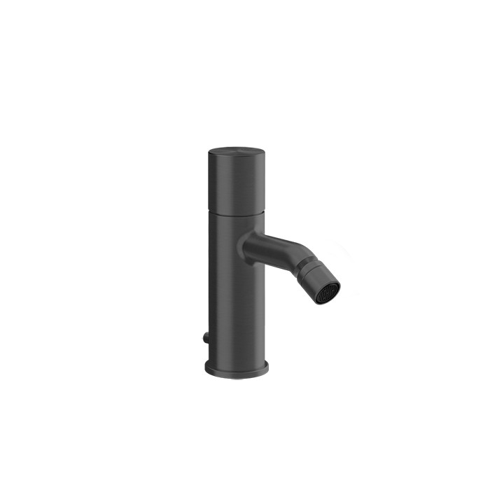 Gessi Смеситель для биде, 1 отв., с донным клапаном, Habito Unito, 70007#706 цвет: black metal pvd