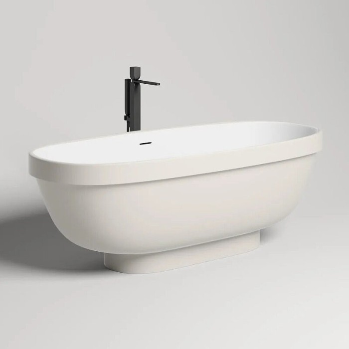 Salini ванна отдельностоящая 180x80, greca, 103121mrh цвет: матовый белый