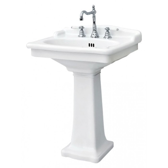 ArtCeram раковина для ванной комнаты, hel002 01 00 3f hermitage цвет: белый глянцевый