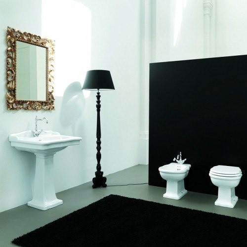 ArtCeram раковина для ванной комнаты, hel002 01 00 3f hermitage цвет: белый глянцевый