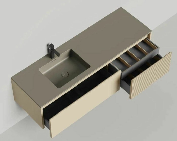 Salini подвесная тумба 1600, domino, 27d116on цвет: бежевый