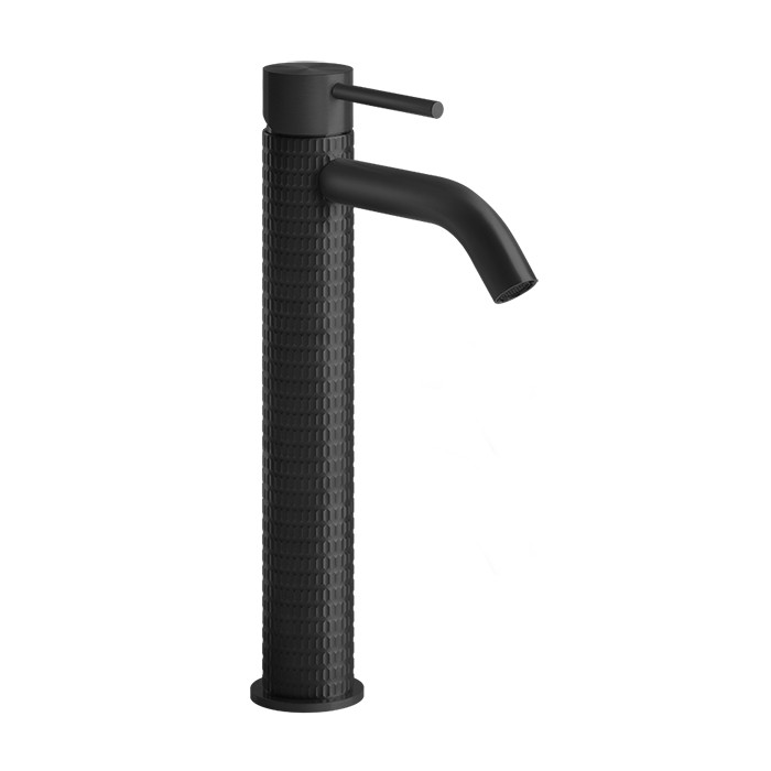 Gessi Смеситель для раковины на 1 отв., высокий h=30.5см., излив: 12.3см., 316, 54209#299 цвет: black xl
