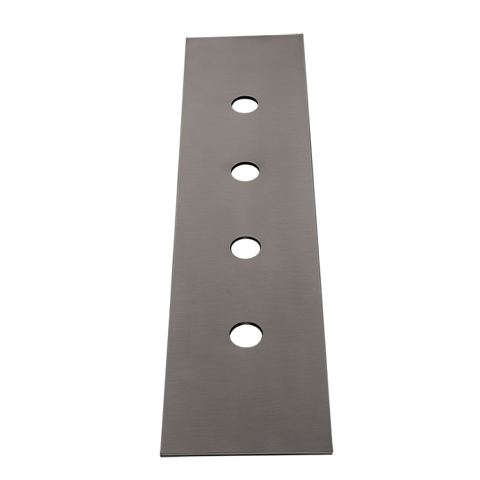 Gessi Пластина на 4 отверстия для монтажного бокса, 316, 54595#707 цвет: brushed black metal pvd