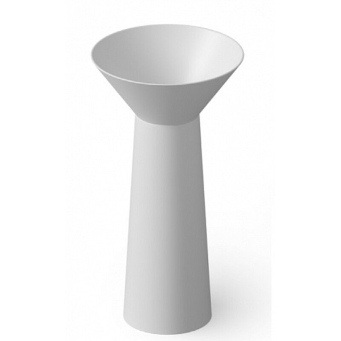 Раковина из искусственного камня 48 см, DEA Design Pedestal Basin, белый арт. DD2022 480 18