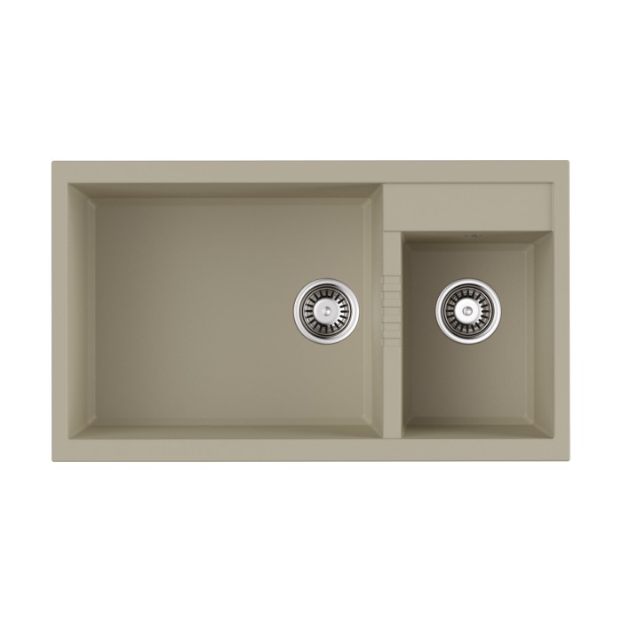 Omoikiri кухонная мойка Tedori 86-2-LB, ваниль арт. 4993933