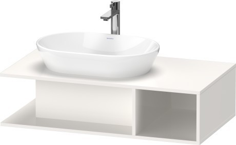 Duravit тумба подвесная под раковину слева 1000 мм х 550 мм, d-neo, de492902222 цвет: белый глянцевый