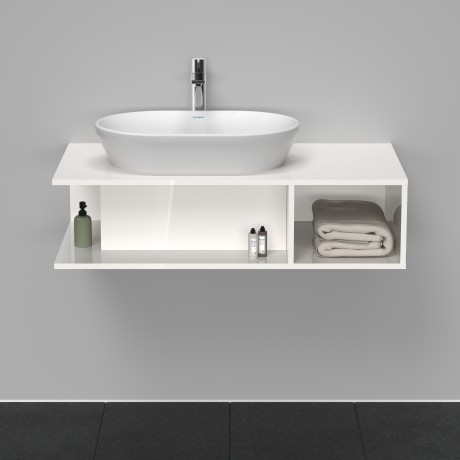 Duravit тумба подвесная под раковину слева 1000 мм х 550 мм, d-neo, de492902222 цвет: белый глянцевый