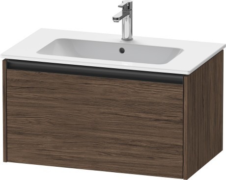 Duravit тумба подвесная под раковину 480 мм х 810 мм х 440 мм, ketho.2, k25063021210000 цвет: орех темный