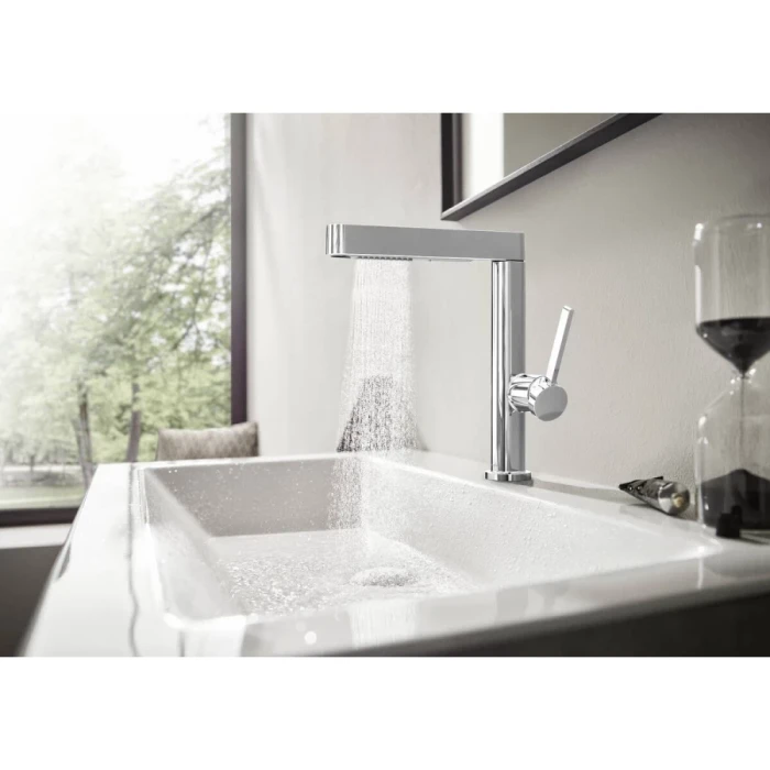 Hansgrohe смеситель для раковины с донным клапаном, Finoris, хром арт. 76063000