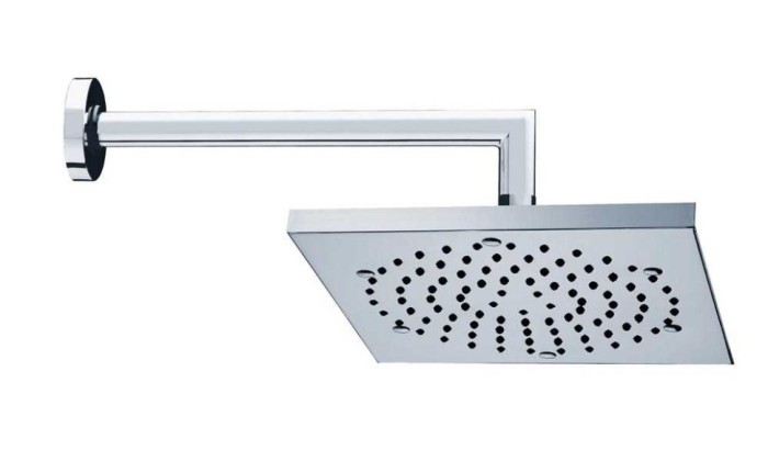Bossini верхний душ с кронштейном, cube, хром арт. h70715g.030