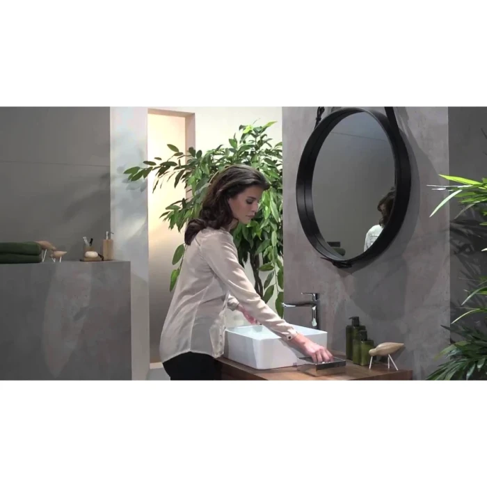 Hansgrohe смеситель для раковины-чаши 240 без донного клапана, Talis E, хром арт. 71717000