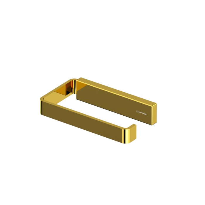 Держатель туалетной бумаги, Whitecross Cubo gold, золото арт. CU2460GL