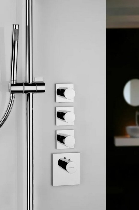 Bossini наружняя часть термостата с отдельными панелями, золото, outlets, золото арт. z031205.021