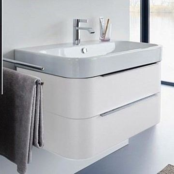 Duravit тумба подвесная под раковину, happy d.2, h2 6367 22 цвет: белый глянцевый