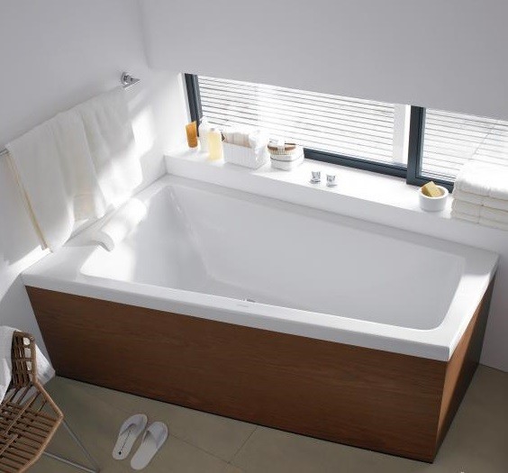 Duravit акриловая ванна 1800 х 1400 c наклоном для спины слева, paiova, 700216000000000 цвет: белый