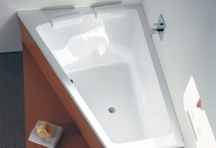 Duravit акриловая ванна 1800 х 1400 c наклоном для спины слева, paiova, 700216000000000 цвет: белый
