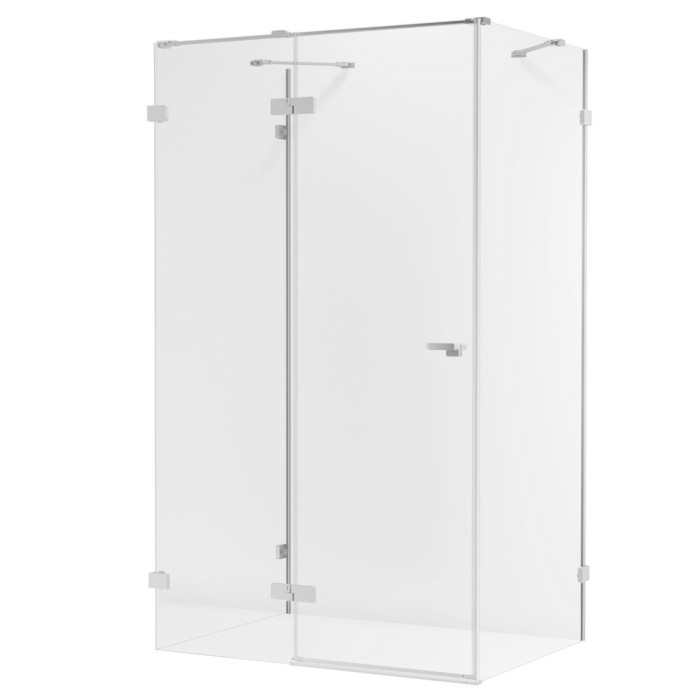 Душевое ограждение eventa l 100x100x200, New trendy Eventa chrome, хром арт. EXK-4587