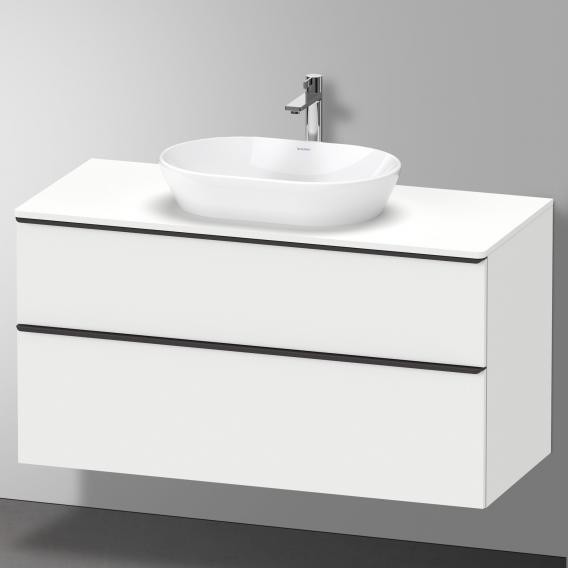 Duravit тумба подвесная под раковину 1200 мм х 550 мм и консолью, d-neo, de496901818 цвет: gres pietra grey opaco