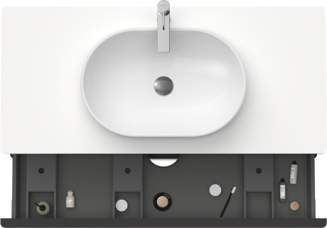 Duravit тумба подвесная под раковину 1200 мм х 550 мм и консолью, d-neo, de496901818 цвет: gres pietra grey opaco