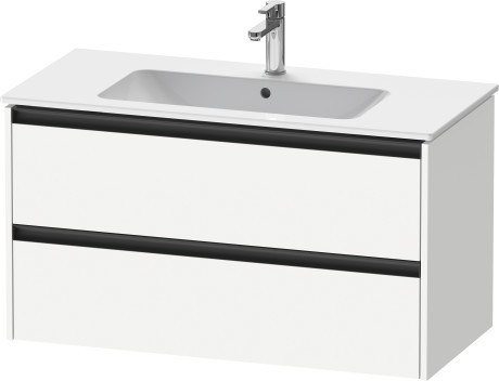Duravit тумба подвесная под раковину 480 мм х 1010 мм х 550 мм, ketho.2, k25264018180000 цвет: gres pietra grey opaco