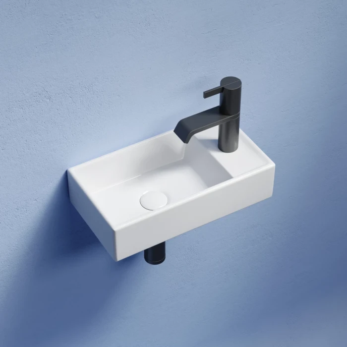 Ceramicanova раковина подвесная element, cn6051l цвет: белый