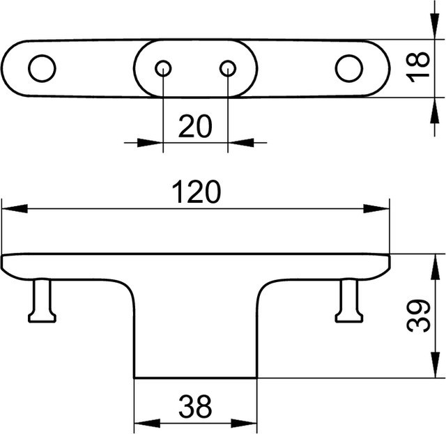 Keuco двойной крючок для полотенца шлифованный, edition 400, никель шлифованный арт. 11515 050000