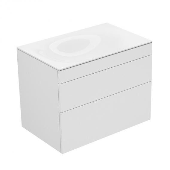 Keuco тумба подвесная под раковину с двумя фронтальными выдвижными ящиками, edition 400, белый арт. 31541 380000