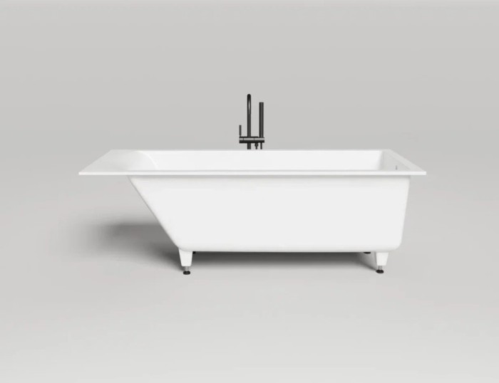 Salini ванна встраиваемая 169,8x75, cascata, 104113mrf цвет: матовый белый