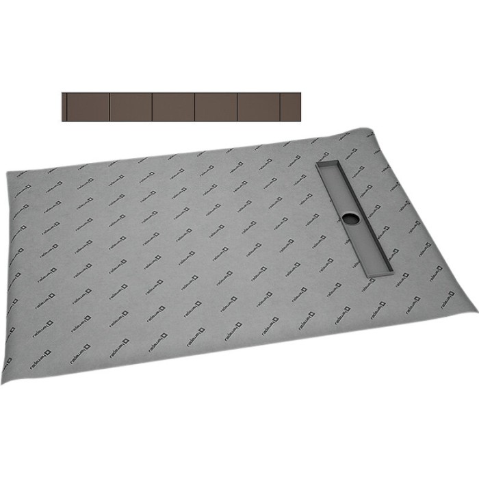Radaway душевая плита 89x79 с решеткой под плитку basic, RadаDrain - 5DLB0908A/5R055B