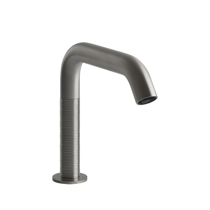 Gessi Смеситель для раковины, 1 отв., электронный, с кран-фильтром для регулировки температуры и напора воды, 316, 54381#239 цвет: steel brushed