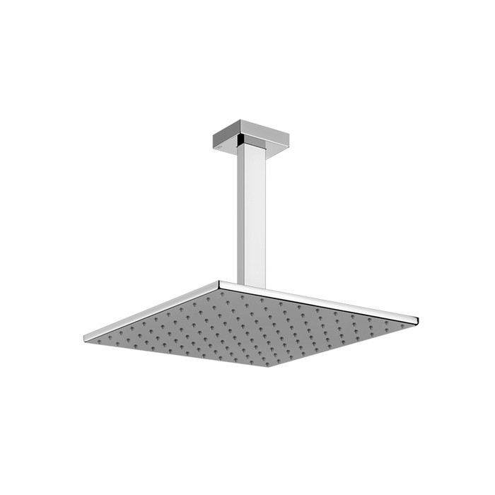 Gessi Верхний душ для потолочного крепления 300x300мм, Rettangolo, 15186#031 цвет: хром