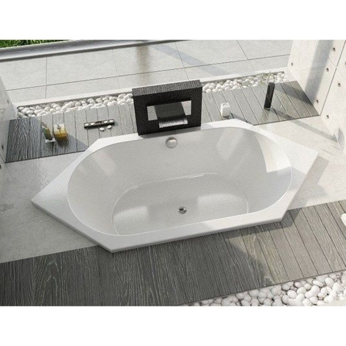 Duravit акриловая встраиваемая ванна 1900 х 900, d-code, 700138000000000 цвет: белый