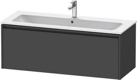 Duravit тумба подвесная под раковину 480 мм х 1210 мм х 440 мм, ketho.2, k25065049490000 цвет: графит матовый