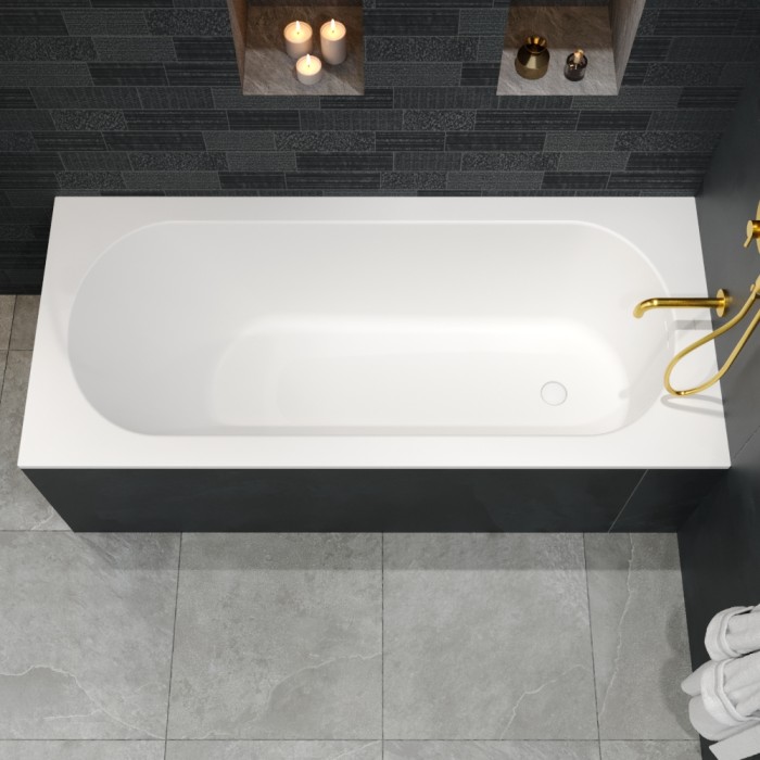 Пристенная ванна 175x75, Whitecross Gin, белый мат арт. 0217.175075.200