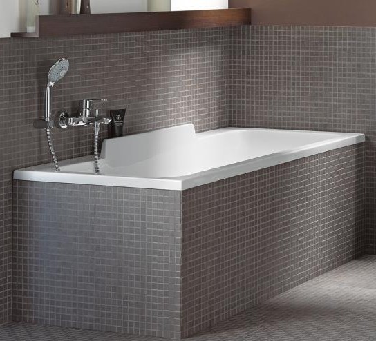 Duravit акриловая ванна 1700 х 700 c наклоном для спины справа, durastyle, 700295000000000 цвет: белый