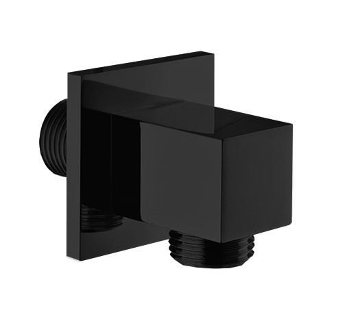 Cisal шланговое подключение ds01734040 cisal, цвет: чёрный матовый