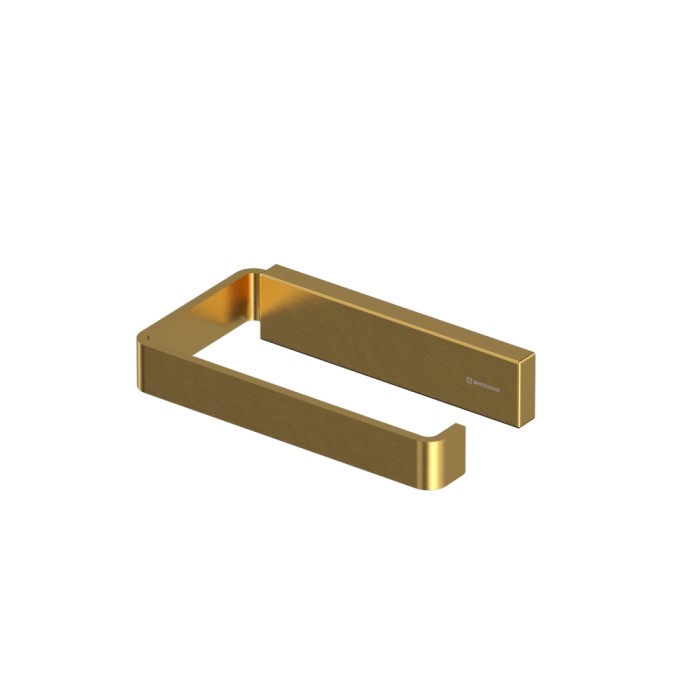 Держатель туалетной бумаги, Whitecross Cubo gold brushed, брашированное золото арт. CU2460GLB