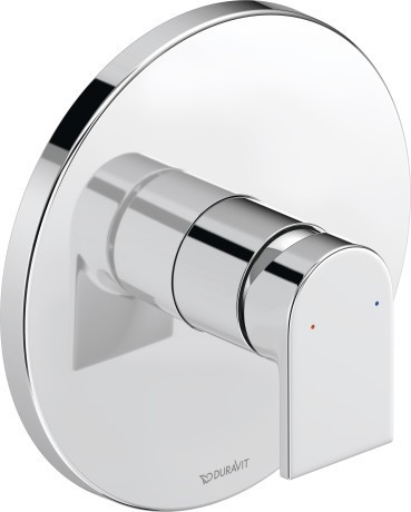 Duravit внешняя часть смесителя для душа диаметр 170 мм, tulum, tu4210010010 цвет: хром