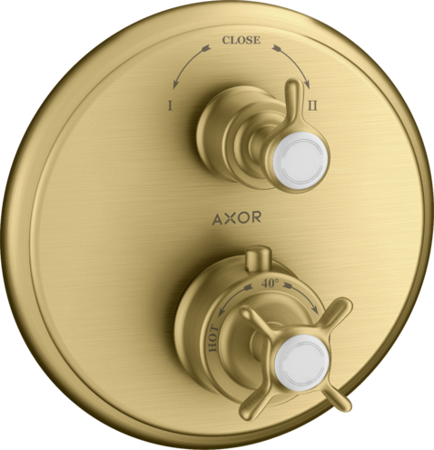 AXOR термостат для душа, Montreux, золото арт. 16820250