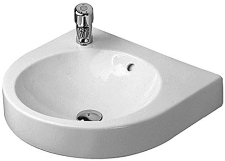 Duravit раковина подвесная 57х52см, vero, 0450580008 цвет: белый